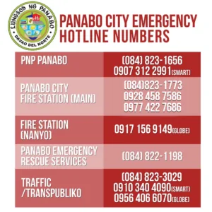 Emergency Hotline Numbers – Panabo City
