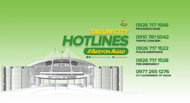 Emergency Hotline Numbers – Tagum City