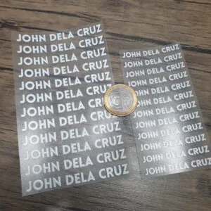 A4 | A3 | A2 Quality Custom UV Transfer Sticker | UV DTF