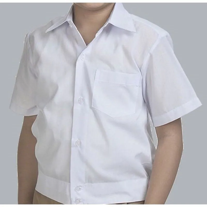 Kids polo shirts with embroidered crests