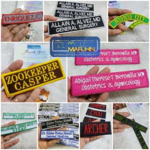 Personalized Name Patch – Custom Embroidery, Iron-On or Sew-On