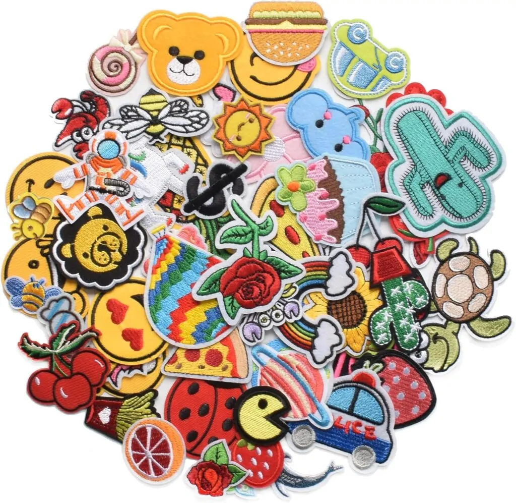Assorted Styles Embroidered Patches