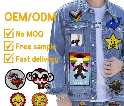 Custom Fabric Embroidered Patch Badges