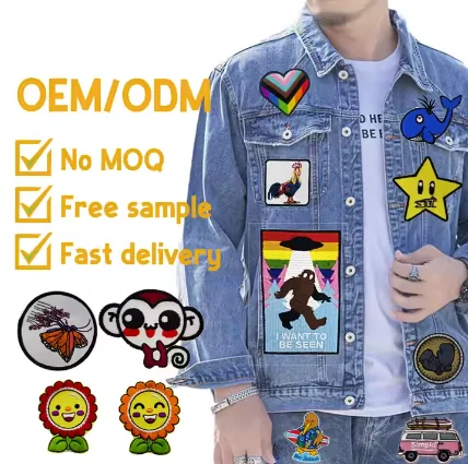 Custom Fabric Embroidered Patch Badges