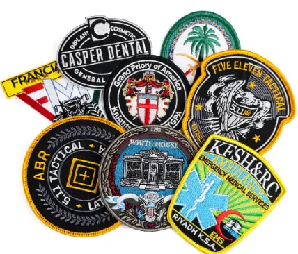 Luxury Designer Hat Embroidered Fabric Patch