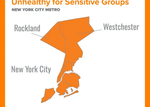 Air Quality Health Advisory for New York