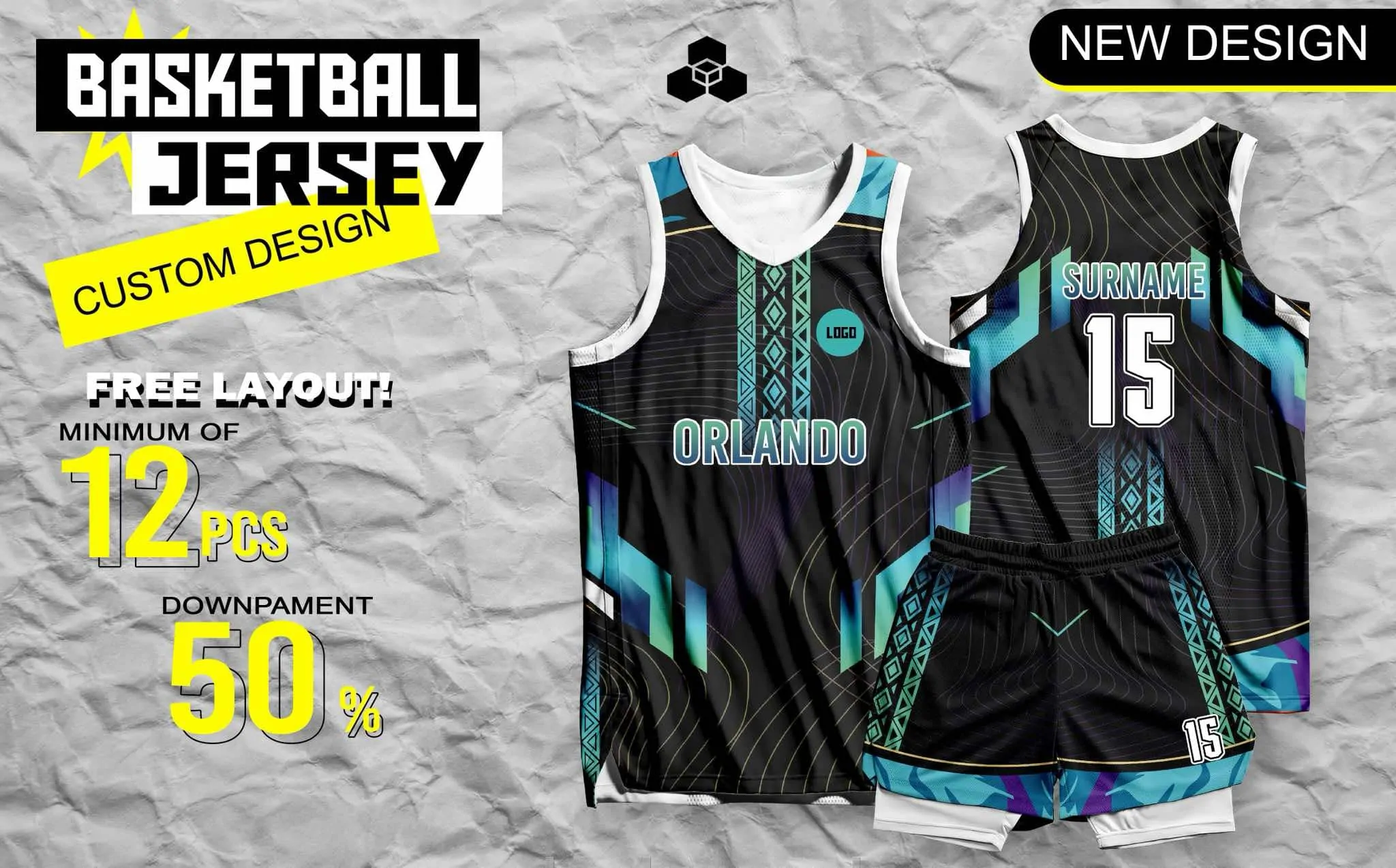 Warm-up and training basketball jersey
