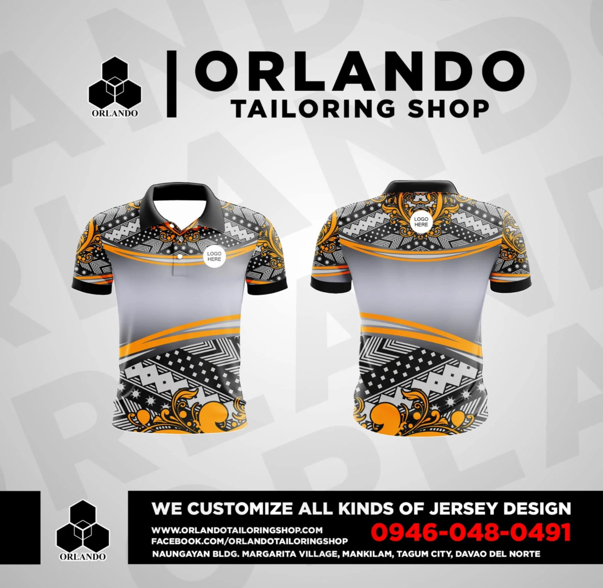 Corporate Honeycomb Polo Shirt with Embroidered Logo - Image 4