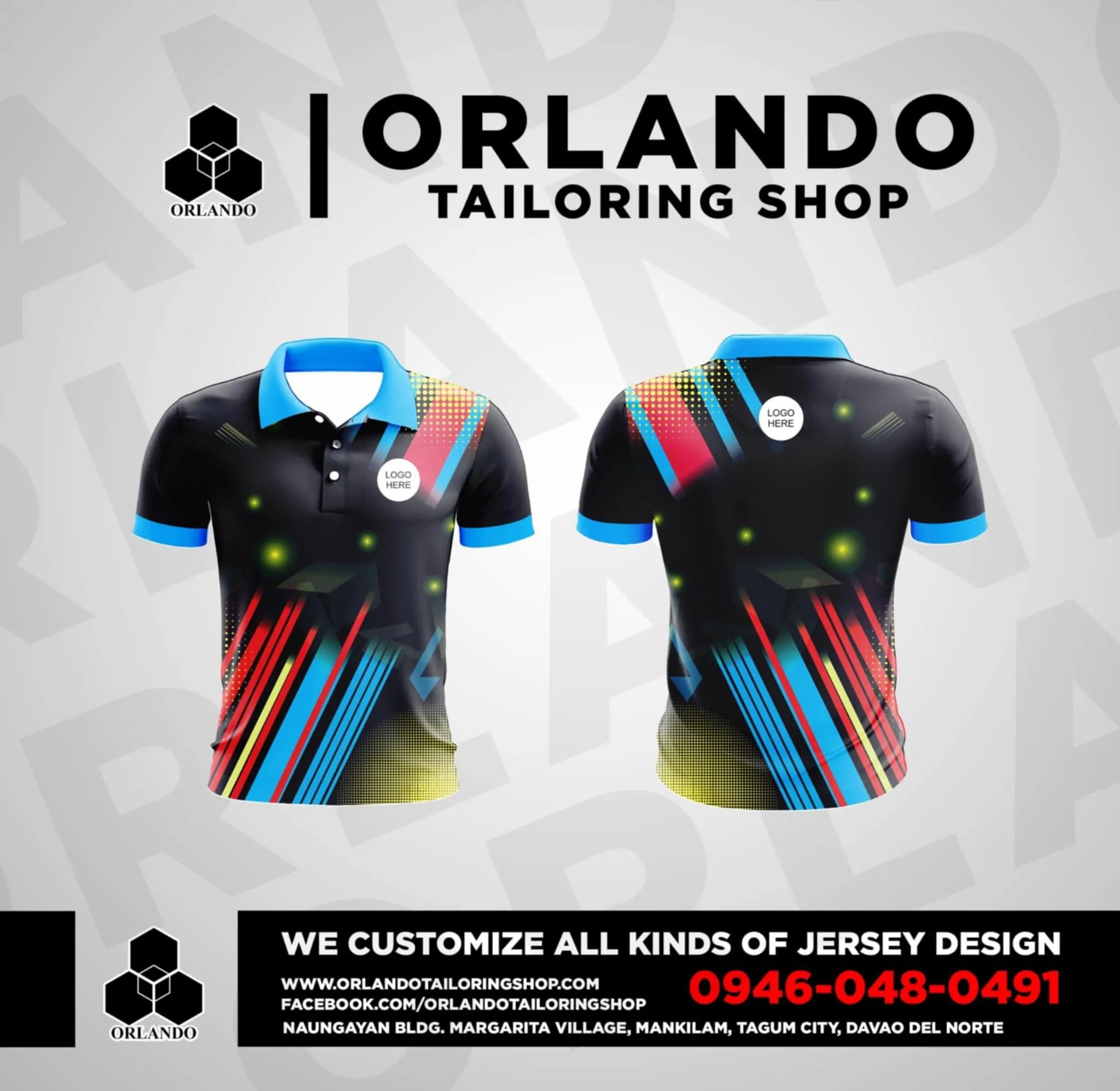 Corporate Honeycomb Polo Shirt with Embroidered Logo - Image 5