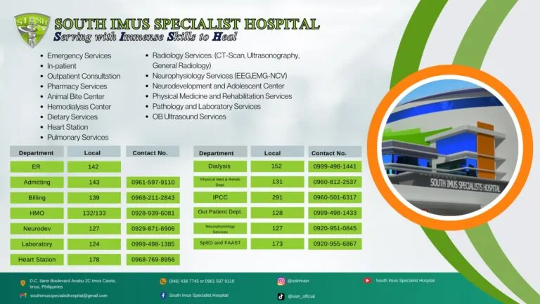 Discover South Imus Specialist Hospital