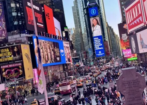 Times Square in New York City