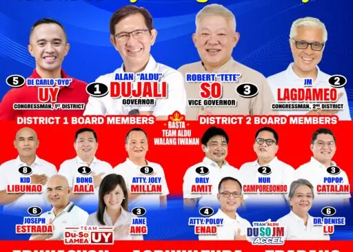 2025 Election Candidates from Davao del Norte