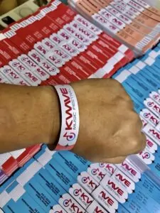 Personalized Waterproof Wristband Stickers for Events