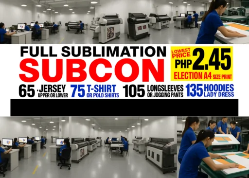 Looking for a Sublimation Subcon in Manila?