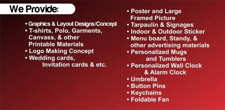 HANA Grafix Printing Services