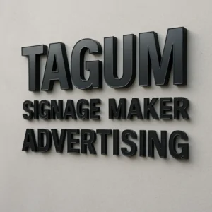 Custom signage examples by Tagum Signage Maker