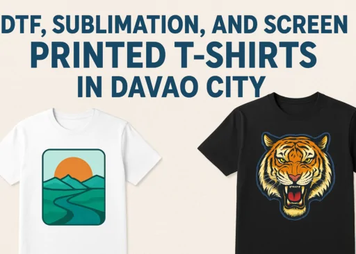 DTF, Sublimation, and Screen Printed T-Shirts in Davao City
