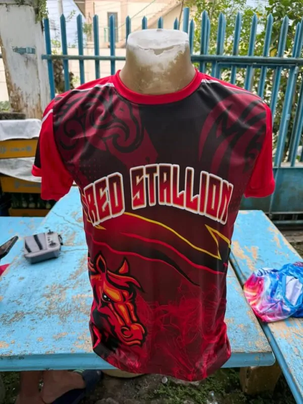 Full sublimation t-shirt with vibrant all-over print