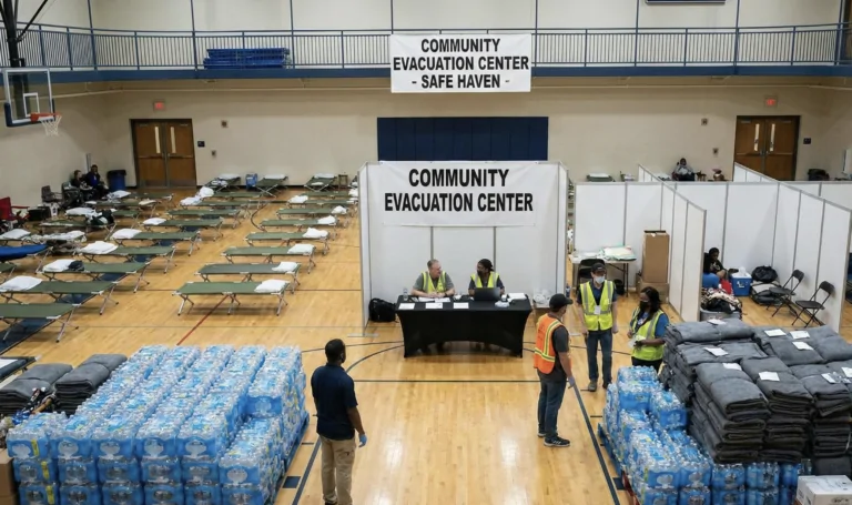 Evacuation Center in the Philippines