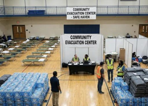 Evacuation Center in the Philippines