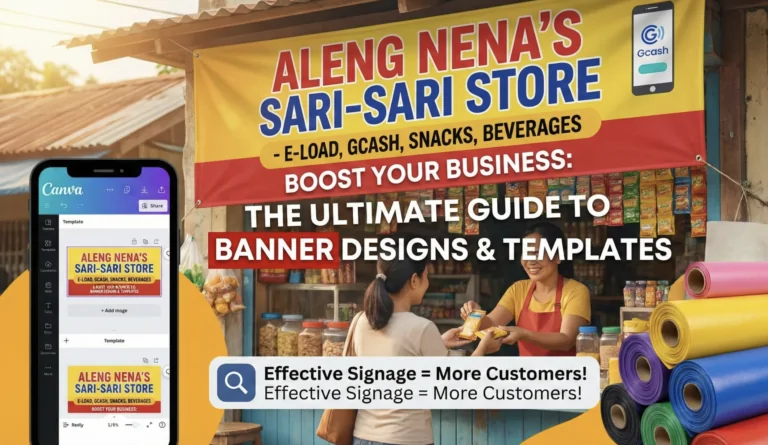 Sari-Sari Store Banner Designs & Templates