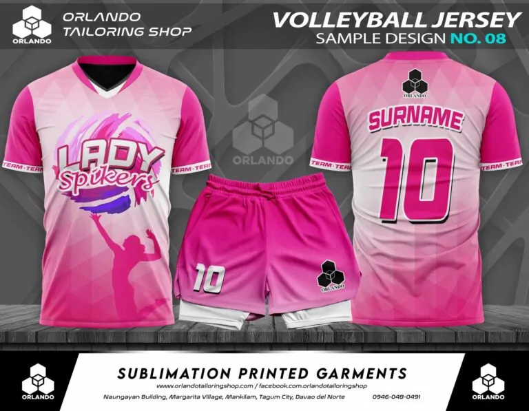 Jersey Design for Women’s Volleyball
