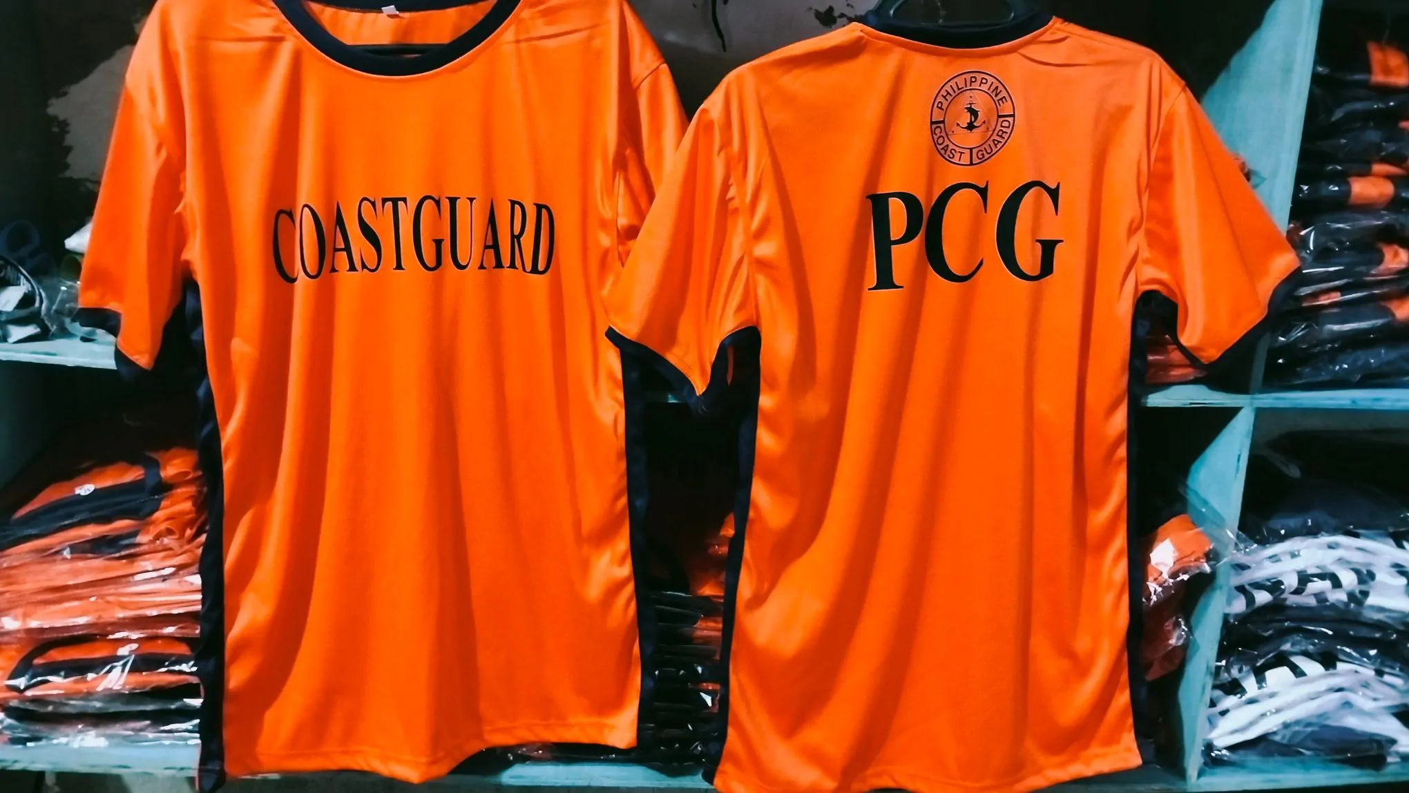 Philippine Coast Guard (PCG) Athletic Uniform Set (T-Shirt & Shorts) - Image 4
