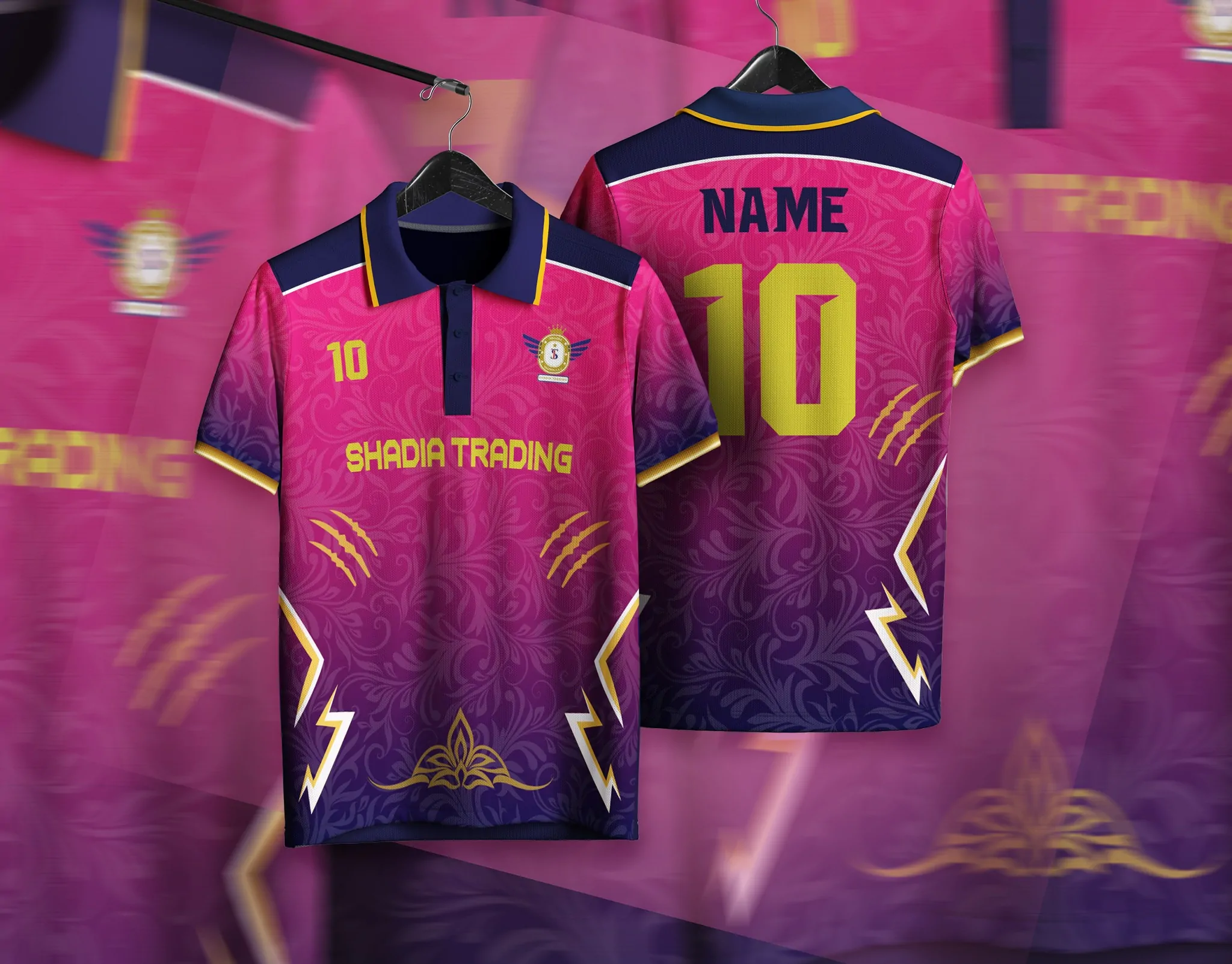 Sublimation Cricket Tournament Jersey & Uniform