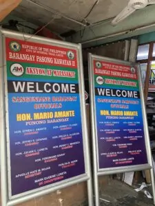 Barangay Welcome Signage