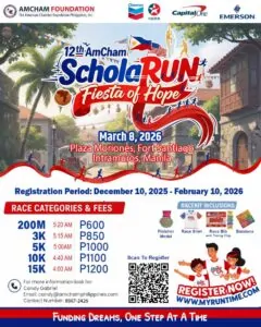 AmCham Foundation ScholaRUN : Run for Scholars at Intramuros