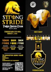 Strong Stride Trileg Run 2026: Cabanatuan City, Nueva Ecija