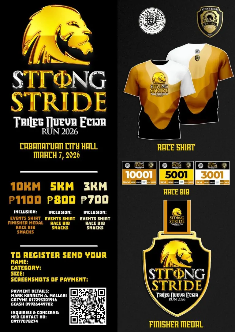 Strong Stride Trileg Run 2026: Cabanatuan City, Nueva Ecija