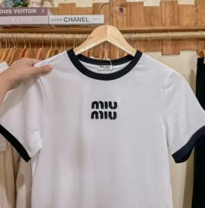 Miu Miu T-Shirt: Italian Luxury and Playful Style