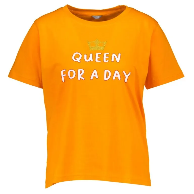 Oranje Shirt Dames – Custom Orange Women’s Shirt Printing