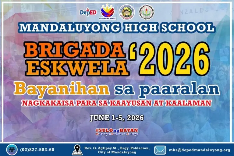 Mandaluyong City Brigada Eskwela 2026