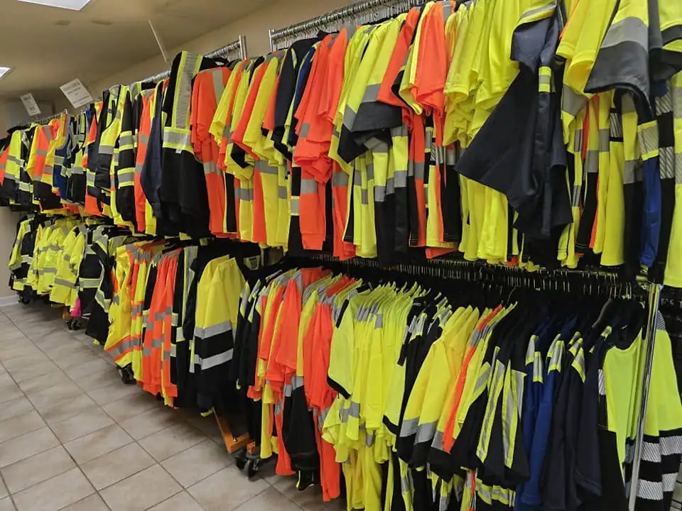 Custom hi-vis reflective safety vests and bibs for race marshals and corporate fun runs