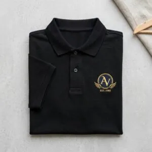 Black Custom Polo Shirt