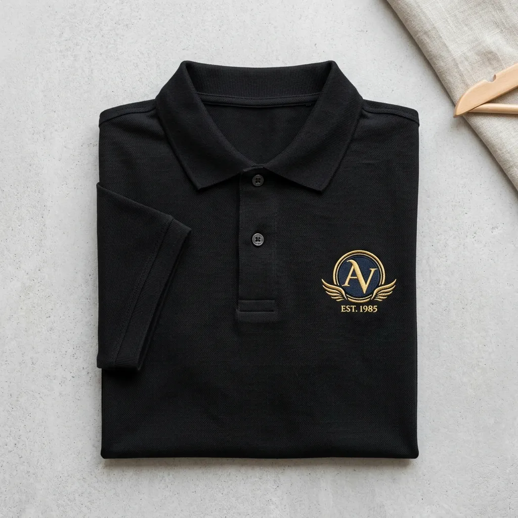 Premium corporate polo shirt with classic fit