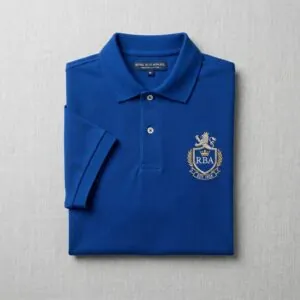 Blue Custom Polo Shirt