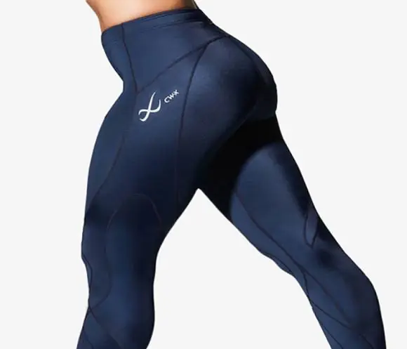 Custom sublimation full-length compression running tights with team logo design