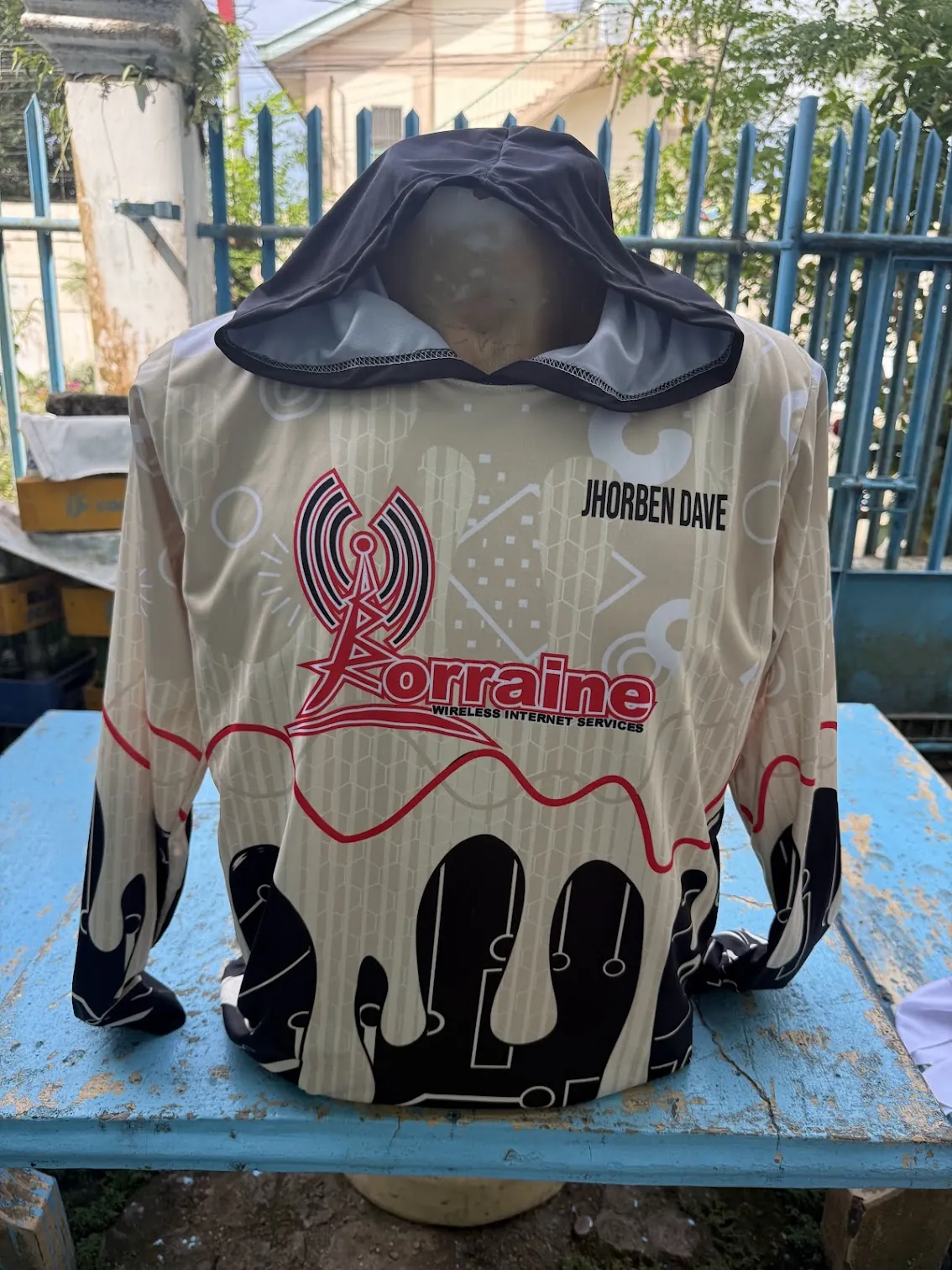 Custom Sublimation Long Sleeve Field Hoodie
