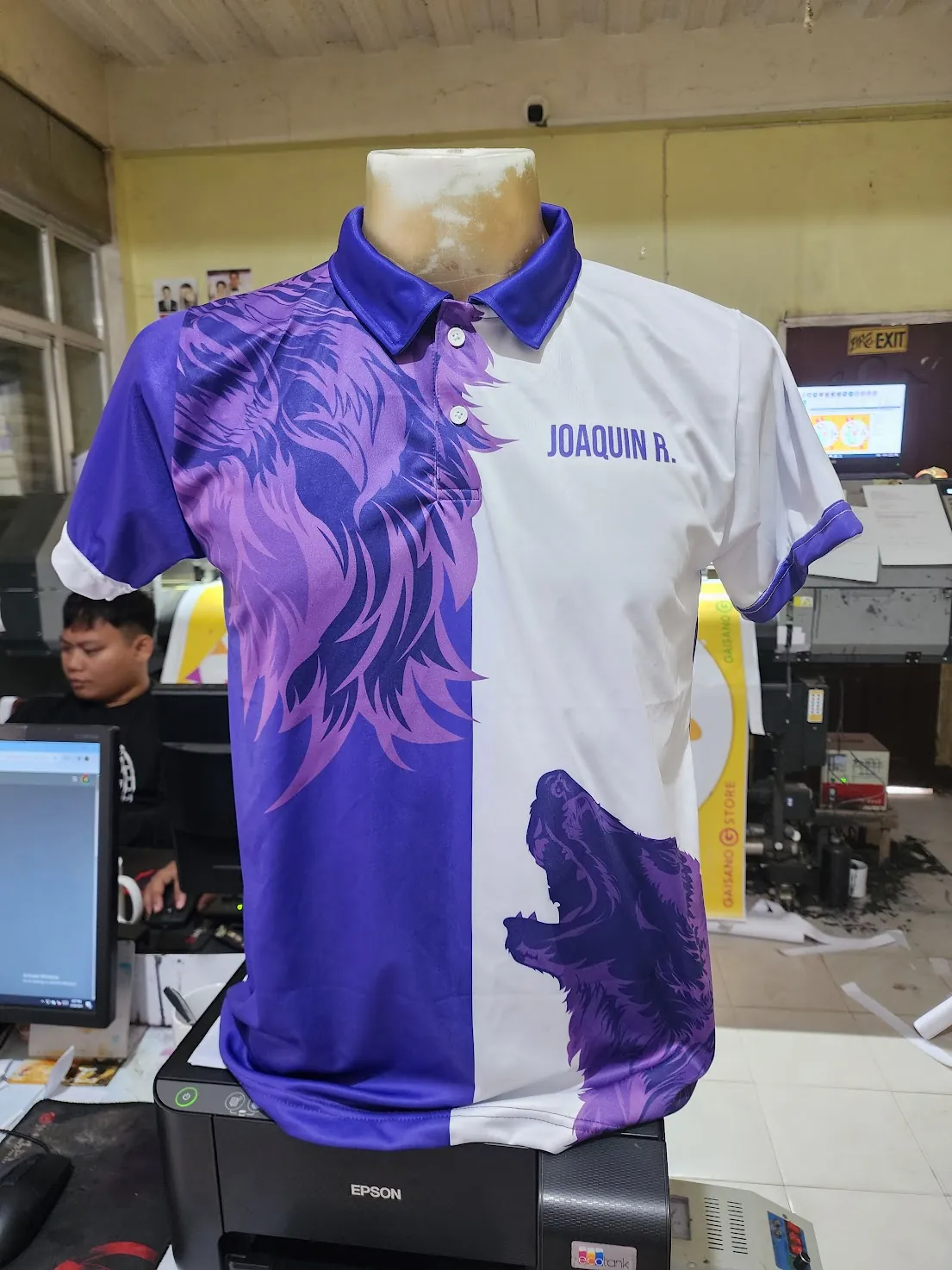 Full Color Sublimation Collared Polo Shirt