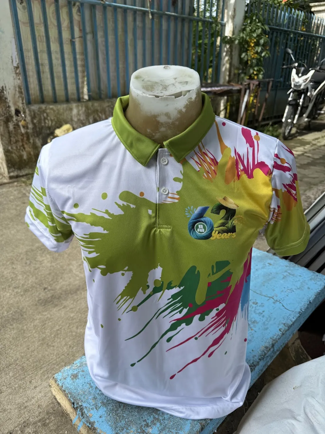 Two-Tone Custom Cut and Sew Polo Shirt