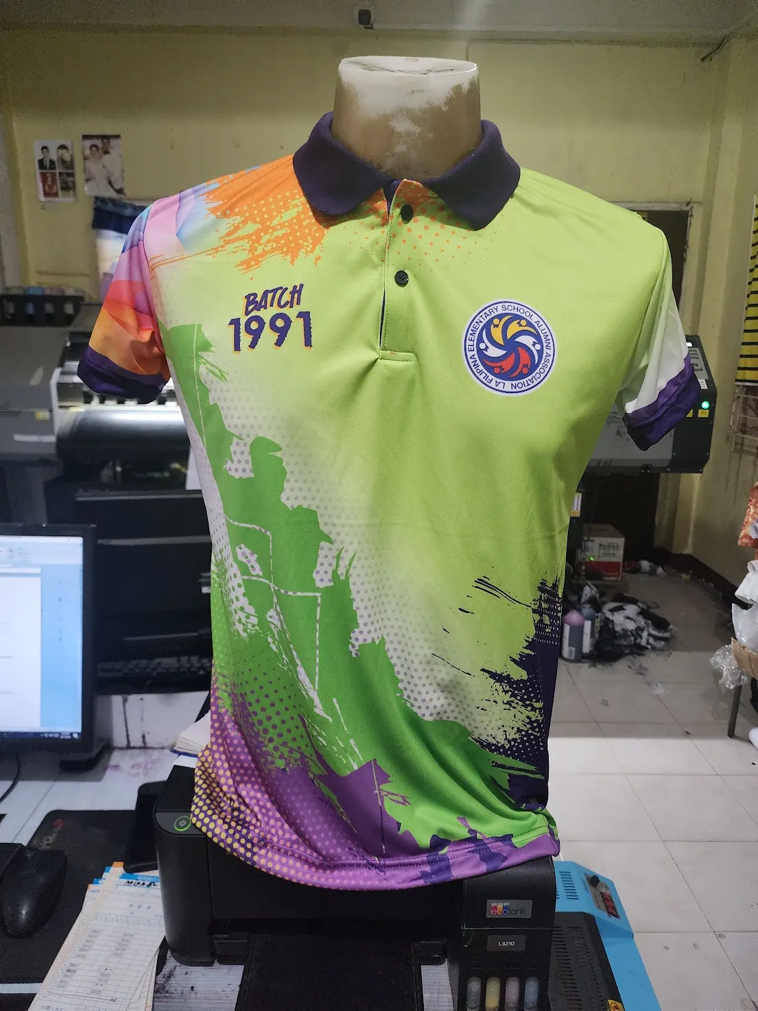 Custom Print on Polo Shirt