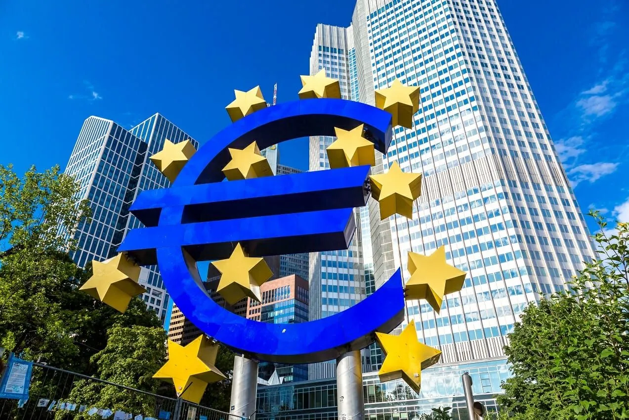 European Central Bank headquarters in Frankfurt am Main Germany