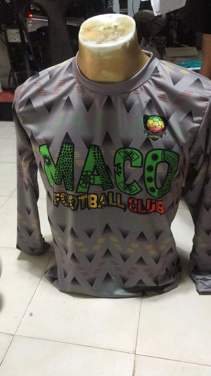 Padded Soccer Goalkeeper Jersey