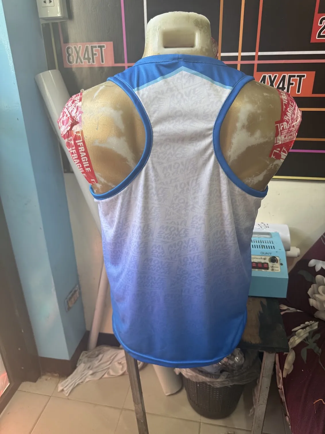 Sublimation Wrestling Tournament Singlet Alternate View