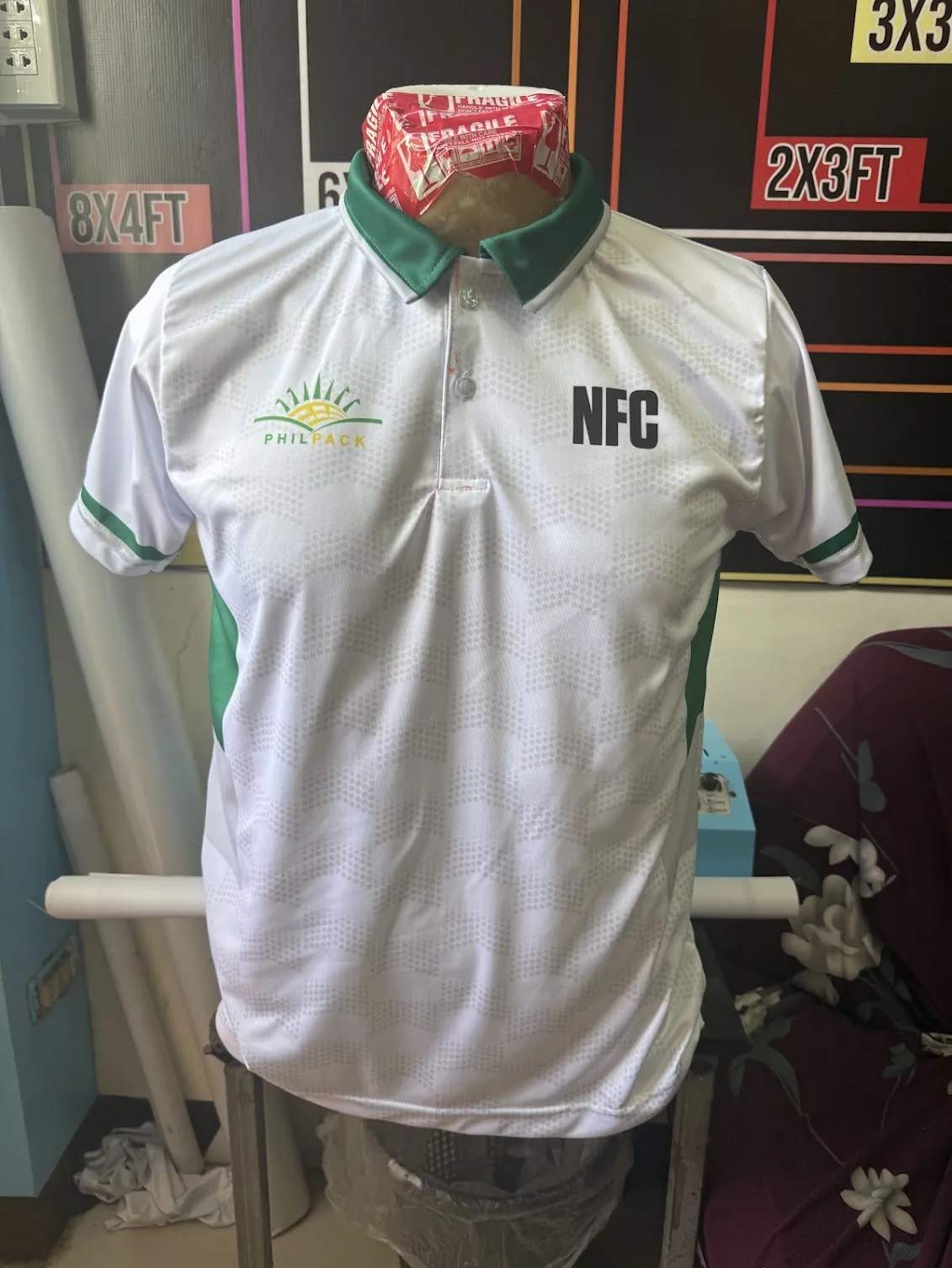 Custom performance golf polo for corporate golf days