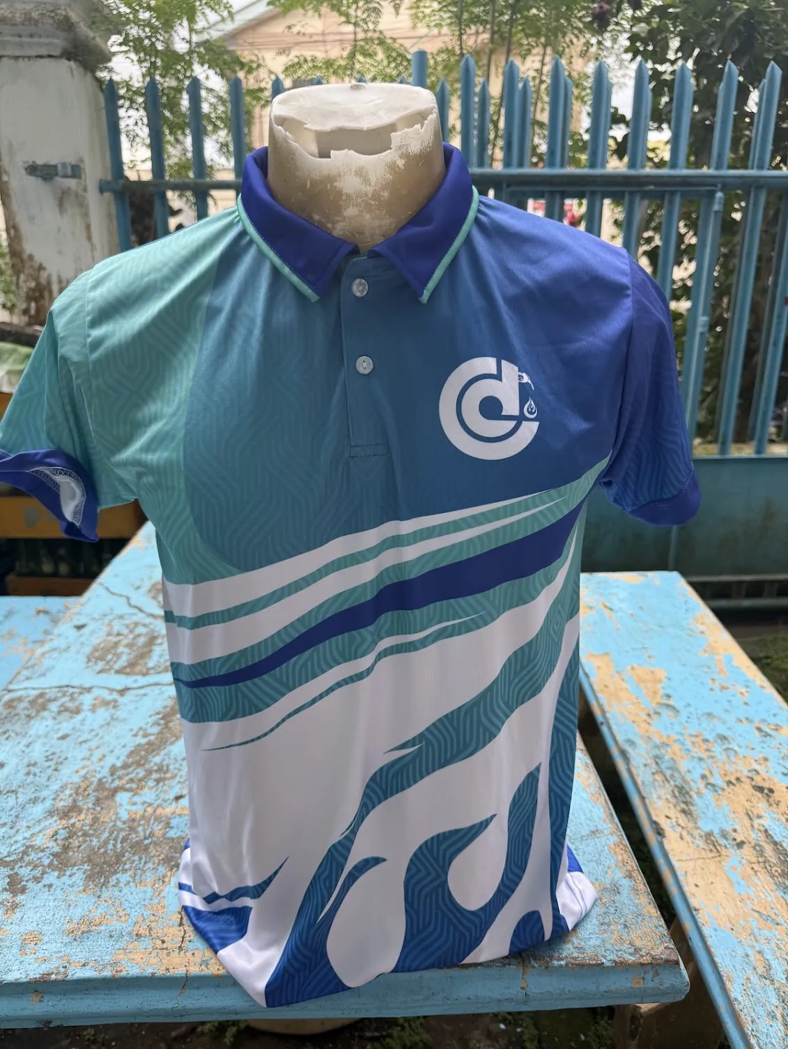 Custom women's performance golf polo