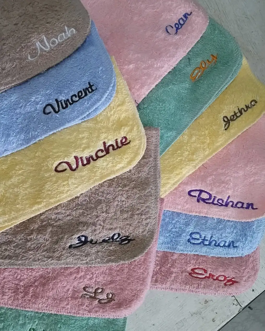 Custom embroidered towel Philippines